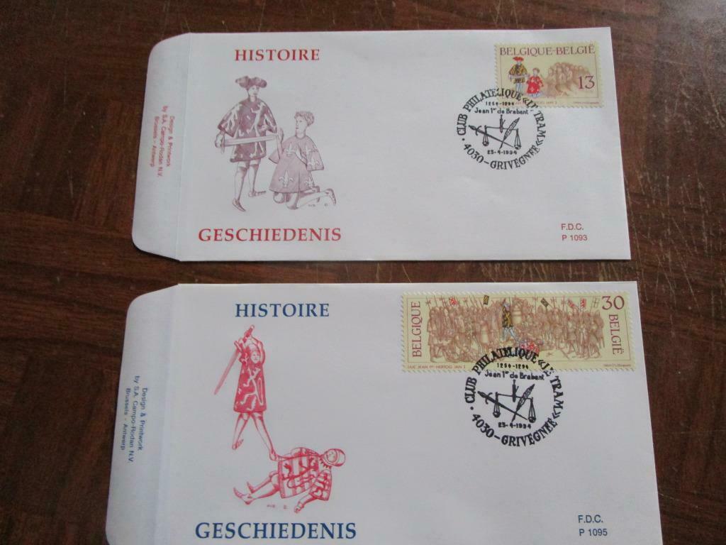 'verhaal'-enveloppen, Ophalen, Met envelop, Gestempeld, 1e dag stempel