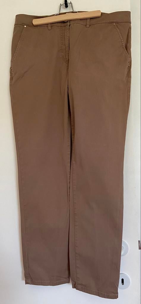 Pantalon marron clair Stefanel pour femme, Taille 42/44 (L), Enlèvement ou Envoi, Comme neuf, Brun