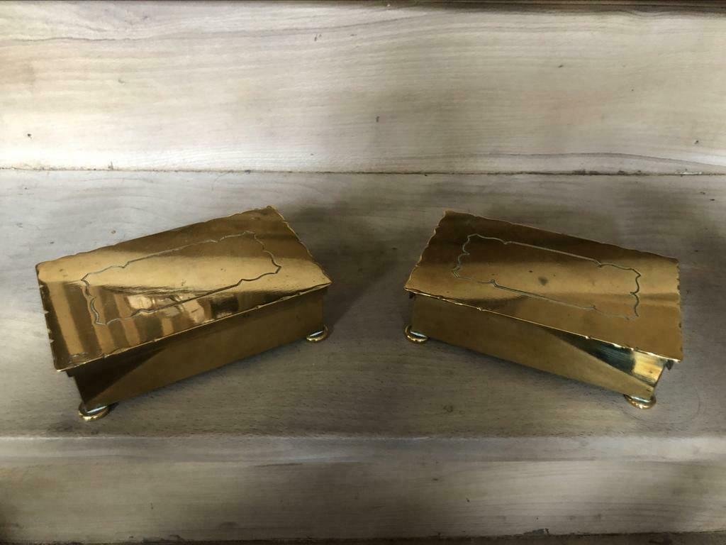 Boîtes à cigares /cigarettes en cuivre, Cuivre