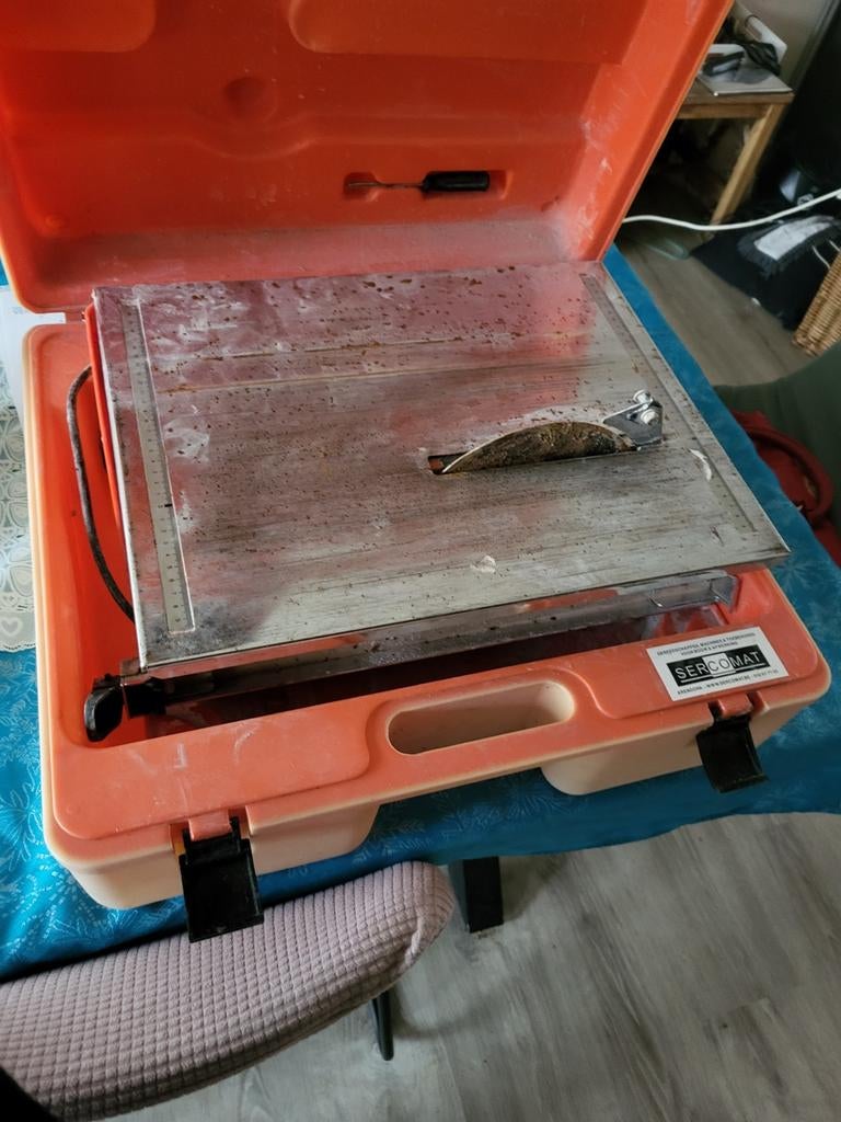 Tegelzaag, Doe-het-zelf en Bouw, Ophalen of Verzenden, Gebruikt