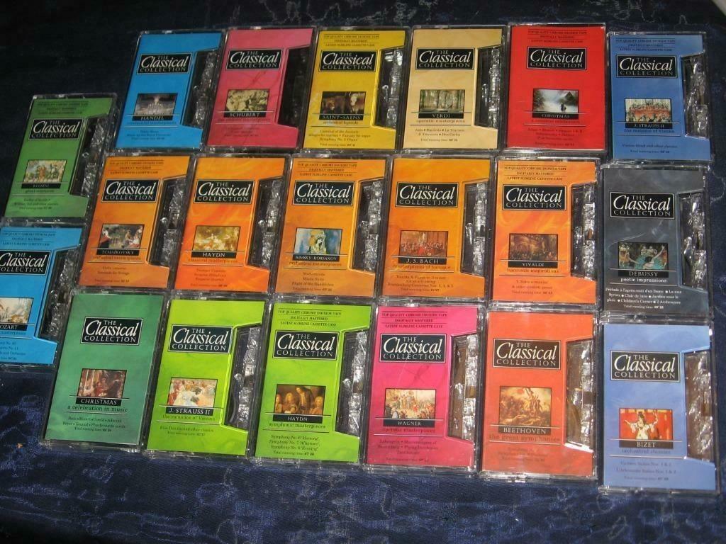 20 k7 audio the classical collection, CD & DVD, Cassettes audio, Enlèvement ou Envoi, Originale, Comme neuf, Classique