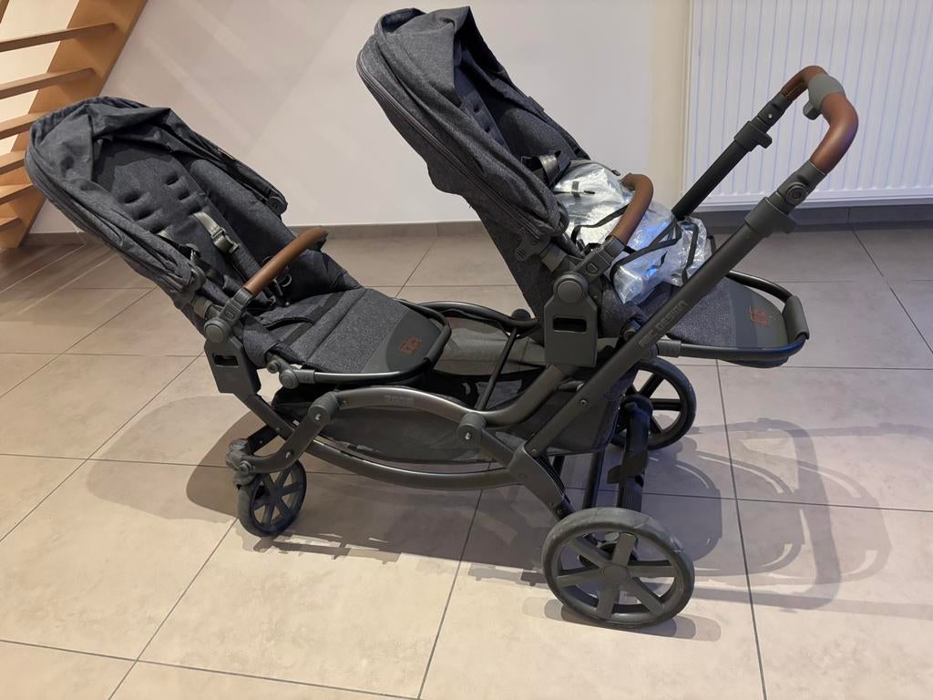 Tweeling buggy, Kinderen en Baby's, Kinderwagens en Combinaties, Ophalen, Zo goed als nieuw
