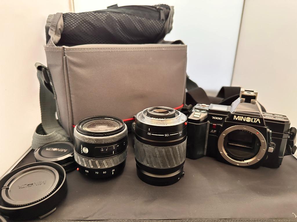 Appareil photo argentique MINOLTA 7000AF, TV, Hi-fi & Vidéo, Enlèvement, Utilisé, Reflex miroir, Minolta