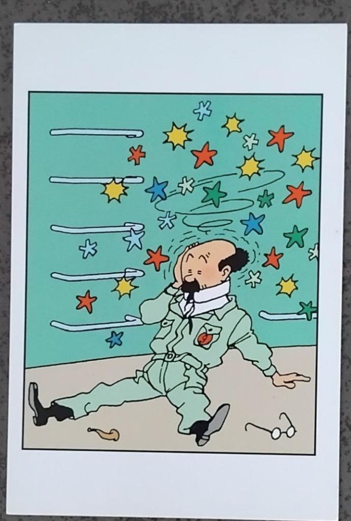 Carte postale : Hergé : Tintin/Kuifje 022, Enlèvement ou Envoi