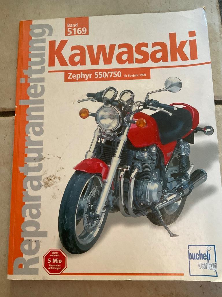 Reparaturanleitung Kawasaki Zephyr 550/750, Ophalen of Verzenden, Kawasaki