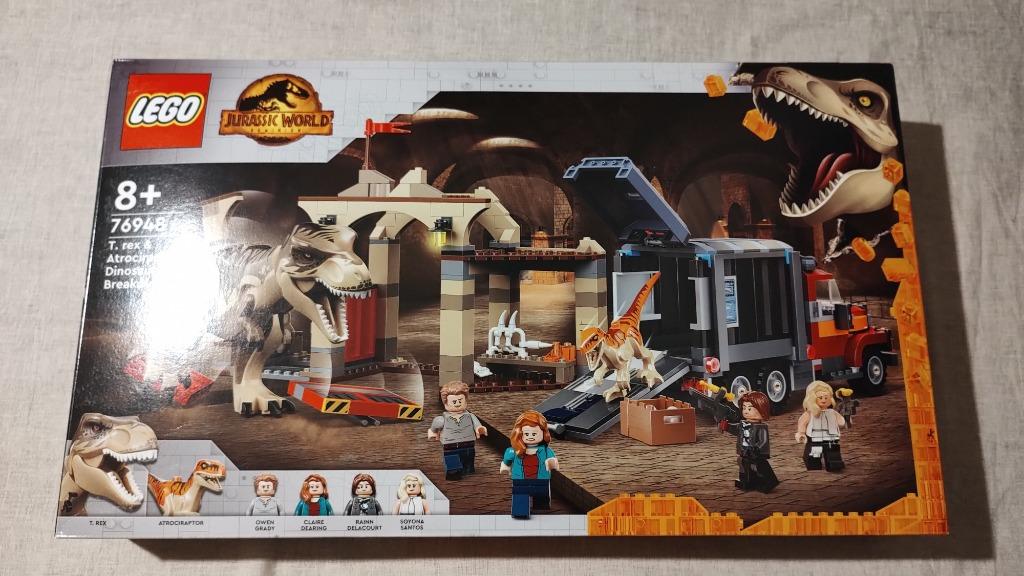 Lego Jurassic World 76948 – T. rex & Atrociraptor, Neuf, Lego, Ensemble complet, Non ouvert/scellé