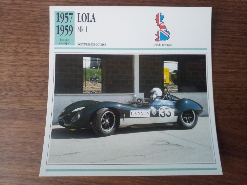 Lola - Edito Service kaarten auto periode 1957-1984, Ophalen of Verzenden, Zo goed als nieuw, Auto's