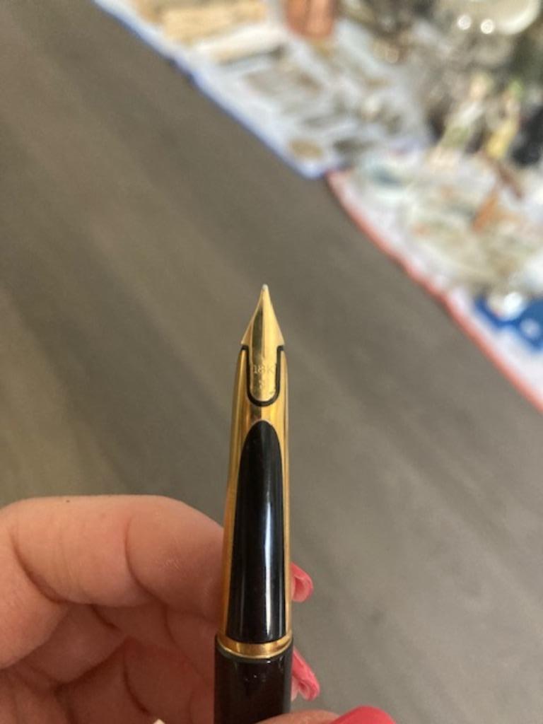 Vulpen Waterman CF 18K goud - Vintage, Avec boîte, Stylo, Enlèvement, Utilisé