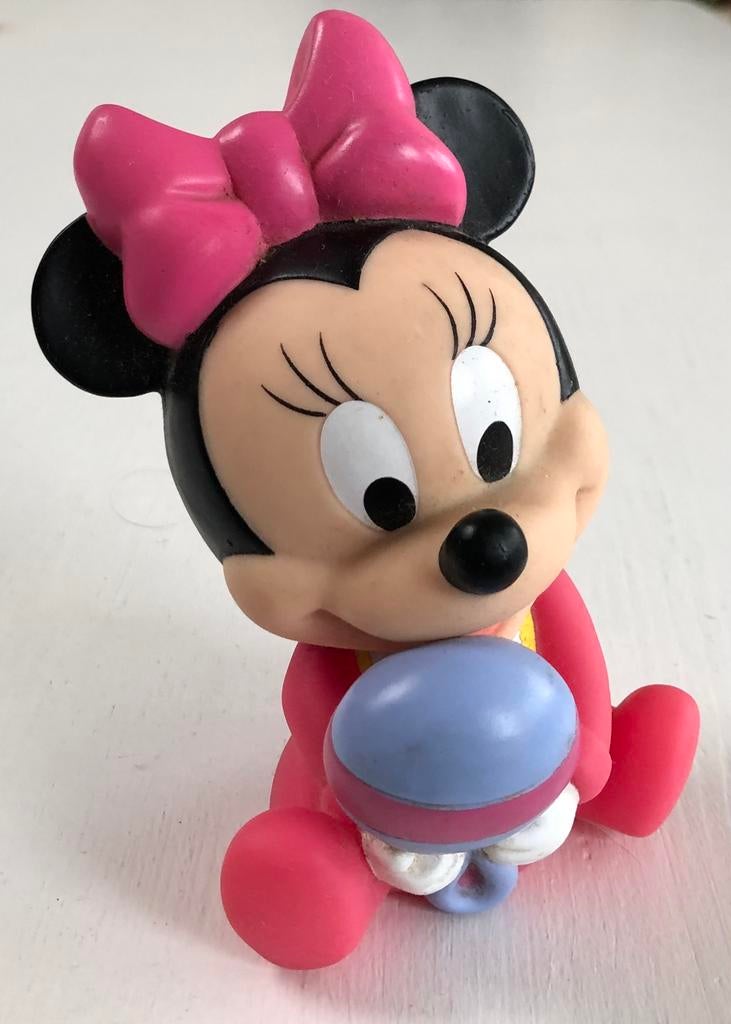 vintage Baby Minnie Mouse figuur DIsney jaren 70, Verzamelen, Ophalen of Verzenden, Gebruikt, Beeldje of Figuurtje