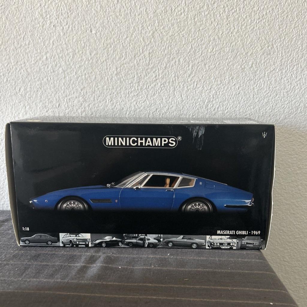 Minichamps 1:18 Maserati ghibli 1969, Hobby & Loisirs créatifs, Voitures miniatures | 1:18, Enlèvement ou Envoi, Neuf, Voiture