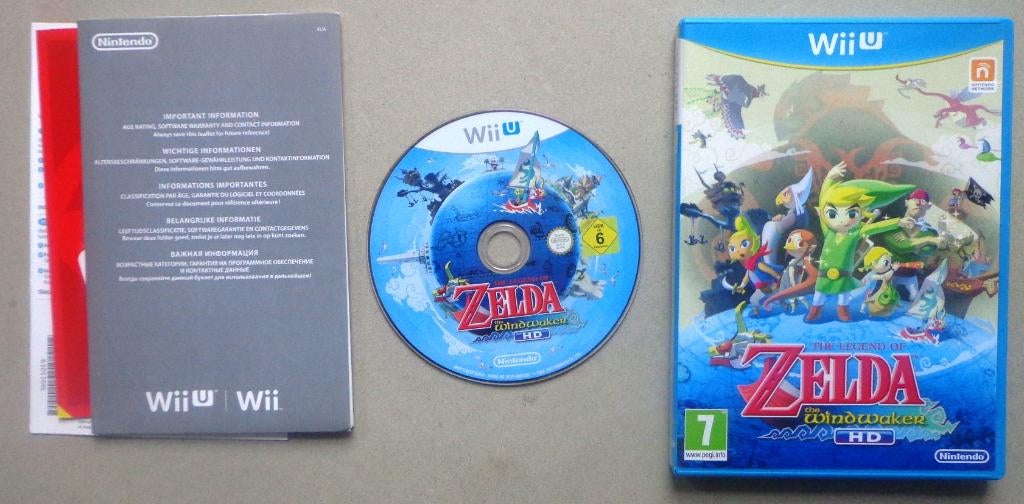 The Legend of Zelda the Wind Waker HD voor de Wii-U, Consoles de jeu & Jeux vidéo, Enlèvement ou Envoi, 1 joueur, À partir de 7 ans