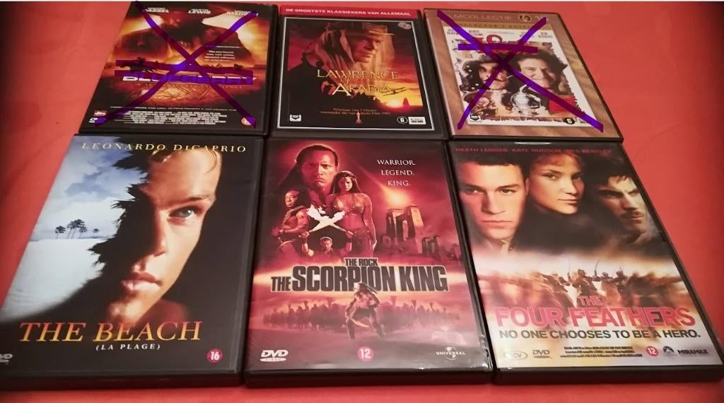 Dvd avonturen en oorlog films, Cd's en Dvd's, Ophalen of Verzenden, Zo goed als nieuw