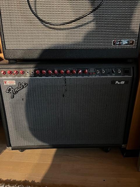 Vintage FENDER PRO 185 2 kanaals gitaarversterker, Ophalen, Gebruikt, Gitaar, 100 watt of meer