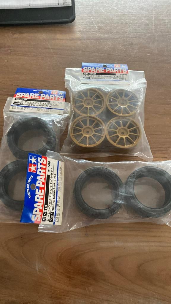 Tamiya rc parts 1/10 medium narrow 10 spoke weels. Nieuw, Ophalen, Nieuw, Schaal 1:10, Onderdeel