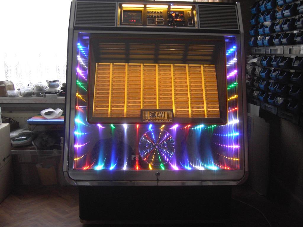 JUKEBOX AMI R85 STARLIGHT met speciale bujkomende functies, Verzamelen, Automaten | Jukeboxen, Ophalen, Zo goed als nieuw, 1970 tot heden