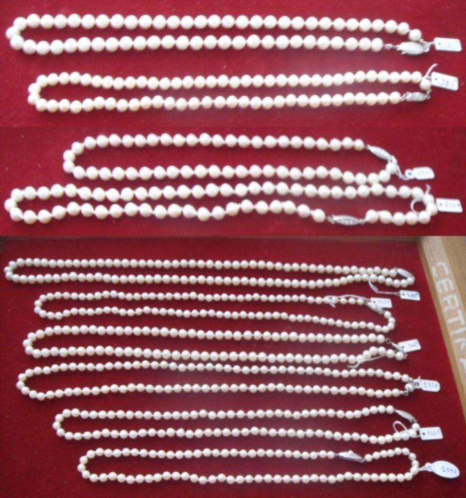 Colliers NEUFS 1 rang perles culture blanches fermoir argent, Bijoux, Sacs & Beauté, Colliers, Neuf, Argent, Blanc, Avec pierre précieuse