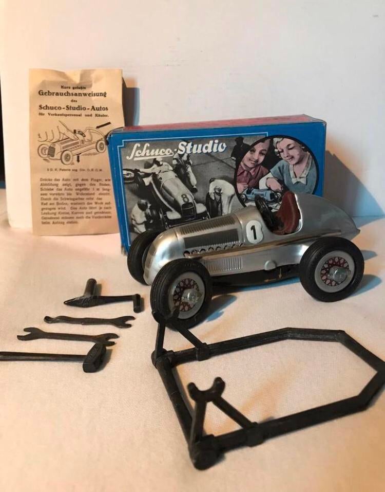 Schuco Studio 1050 Mercedes Silberpfeil oldtimer, Envoi, Comme neuf