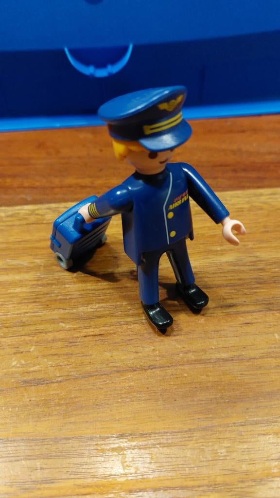 Playmobil piloot, Kinderen en Baby's, Speelgoed | Playmobil, Ophalen, Zo goed als nieuw