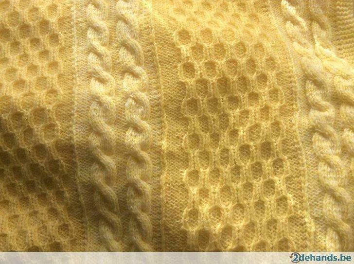 Plaid eigen breiwerk, Hobby en Vrije tijd, Breien en Haken, Ophalen of Verzenden, Nieuw, Breien