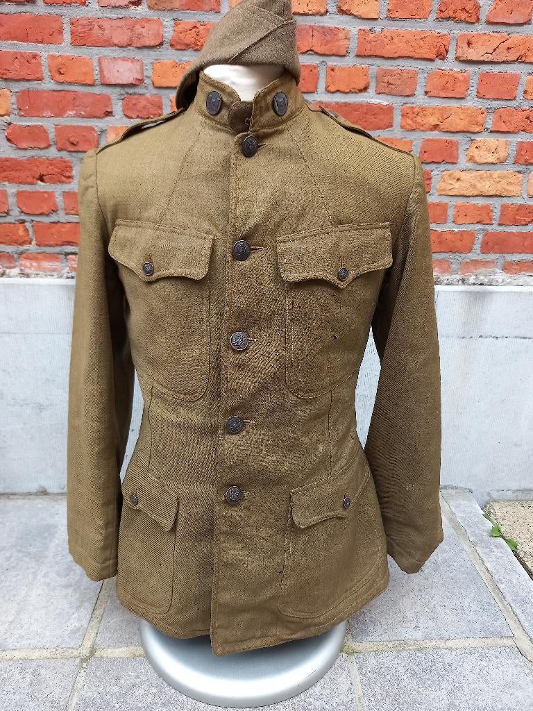 Wo1 origineel US jasje en muts, Enlèvement ou Envoi