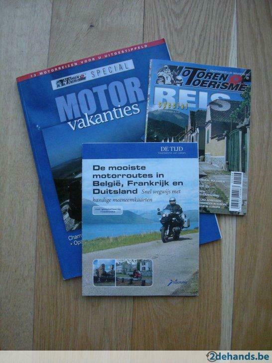 Lot reisinformatie motorreizen, Motoren, Ophalen of Verzenden, Gebruikt