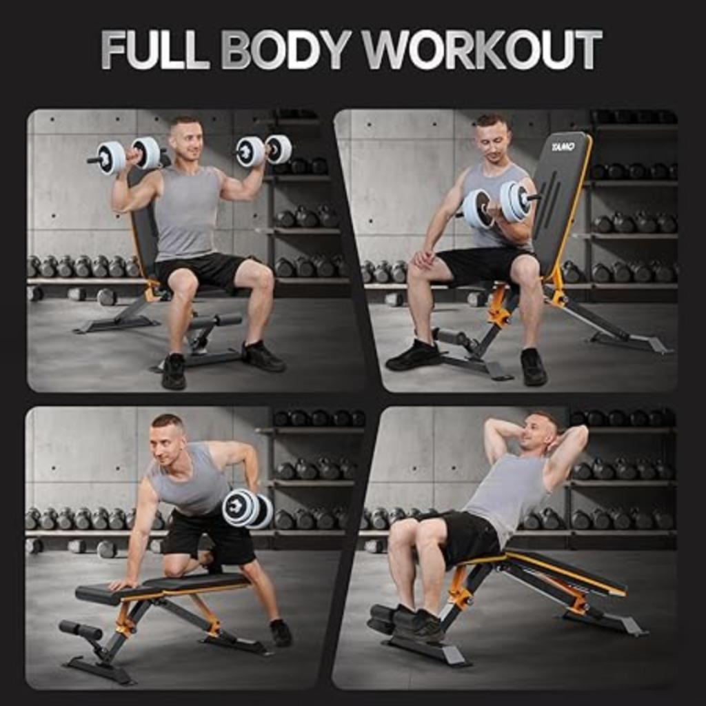 Banc de fitness pliable | banc d'entraînement réglable, Neuf, Banc d'exercice, -, -