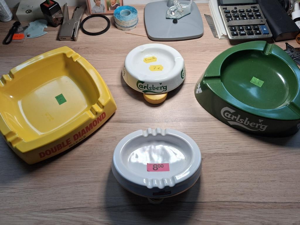 Asbakken. DD pale-ale. Carlsberg., Verzamelen, Ophalen, Stella Artois