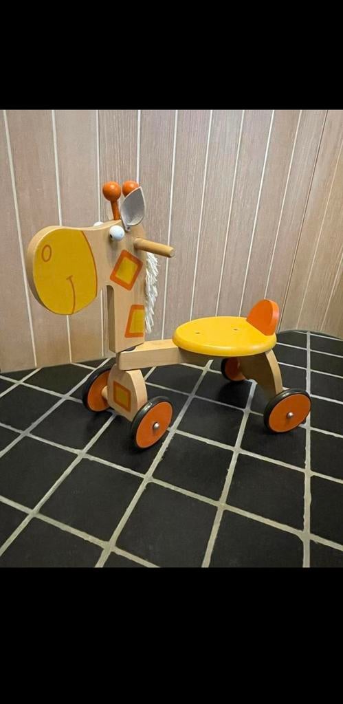Houten loopfiets, Fietsen en Brommers, Ophalen, Zo goed als nieuw