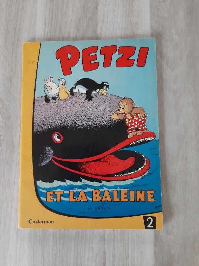 BD Petzi et la baleine, Livres, Enlèvement ou Envoi, Utilisé, Hansen