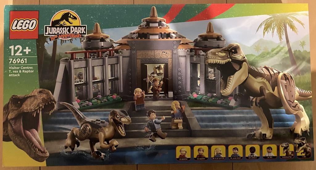 LEGO 76961 Visitor Center: T. Rex & Raptor Attack, Ophalen of Verzenden, Nieuw, Complete set, Lego