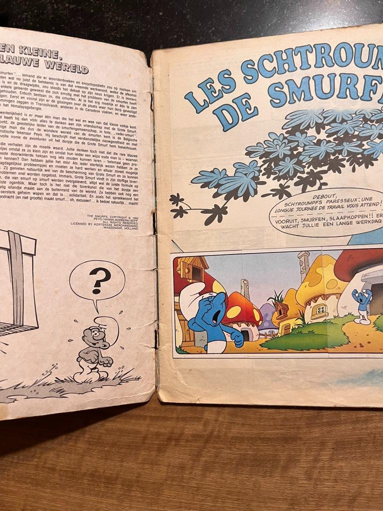Panini boek: De Smurfen / LEs Schtroumpfs - Peyo, Gebruikt, Verschillende Smurfen, Geen idee, Overige typen