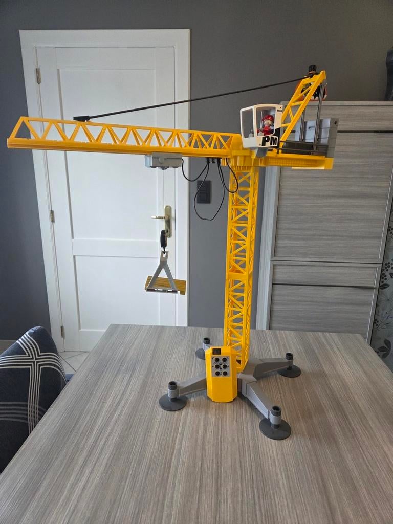 Grande grue Playmobil infrarouge, Enlèvement, Comme neuf