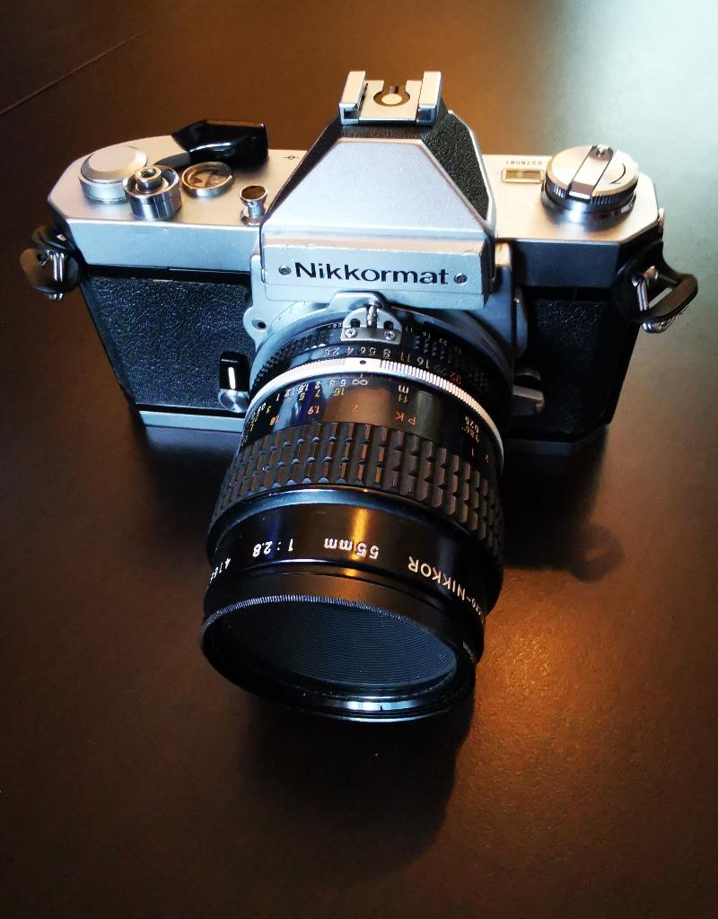 NIKKORMAT FT2 PERFECTE ST./NIKKORMicro 55mm2.8 !KNALPRIJS, Ophalen, Zo goed als nieuw, Spiegelreflex, Nikon