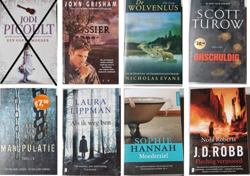 Boeken - thrillers - 4 euro per stuk, Enlèvement, Comme neuf