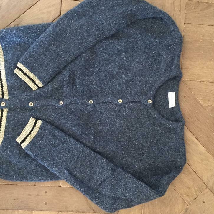 Simpel kids gilet 14 -16 jr blauw / goud, Kinderen en Baby's, Ophalen, Zo goed als nieuw