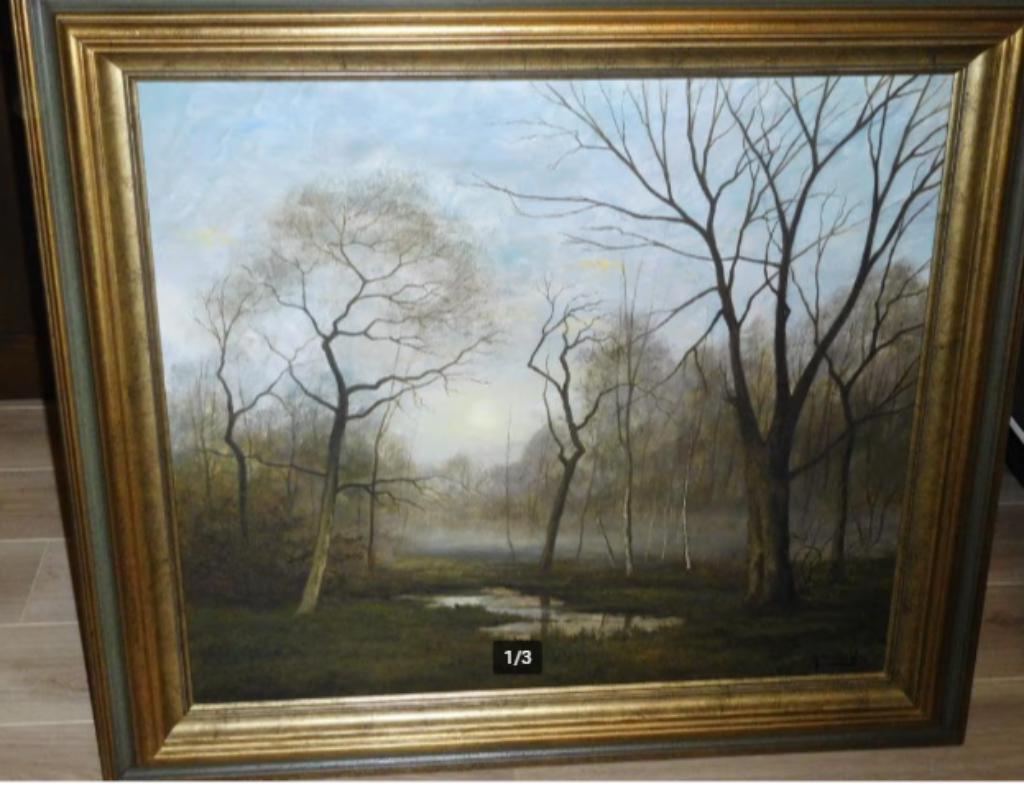 tableau peinture sur toile, Antiquités & Art, Art | Peinture | Classique, Enlèvement