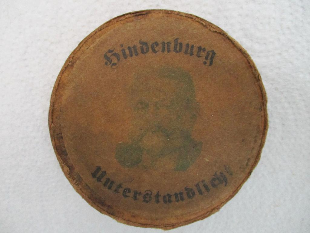 1914 - 1918 DUITSE bunkerkaars : HINDENBURG Unterstandlicht, Verzamelen, Militaria | Algemeen, Ophalen of Verzenden