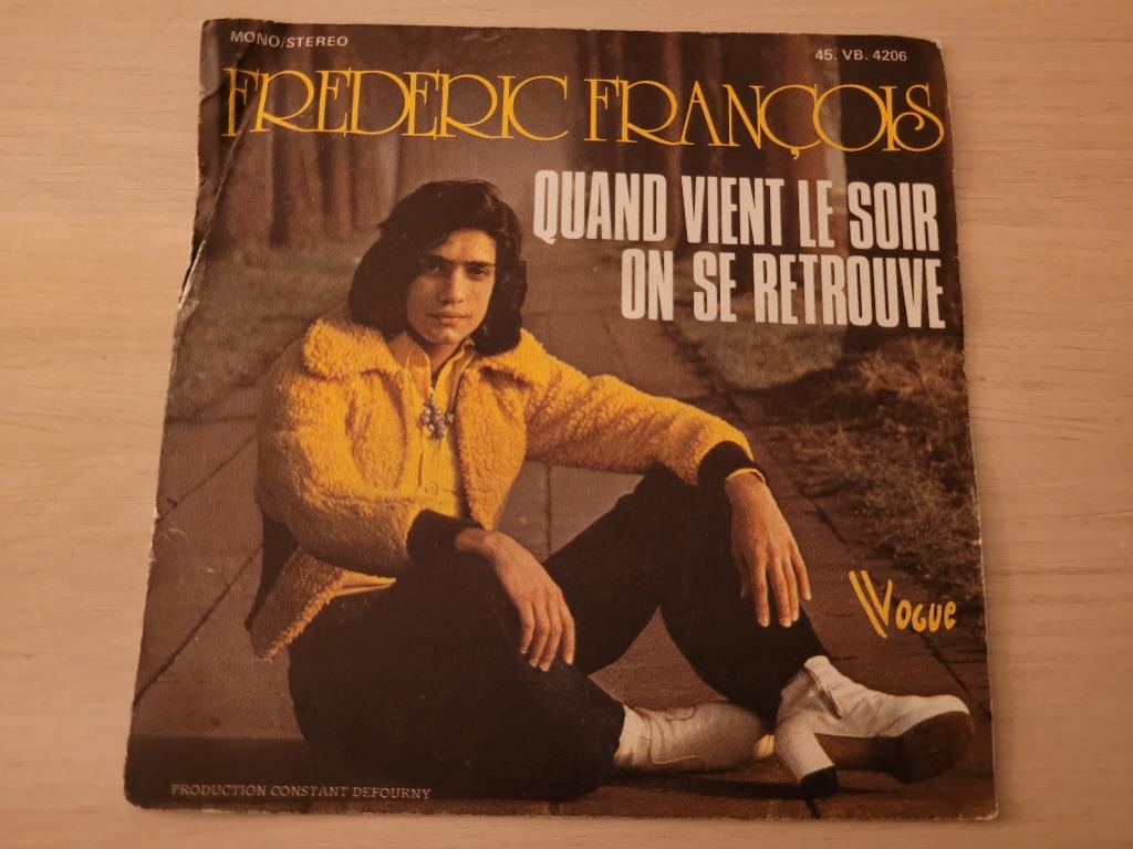 disque vinyl 45 tour Frederic François, Enlèvement ou Envoi, Comme neuf