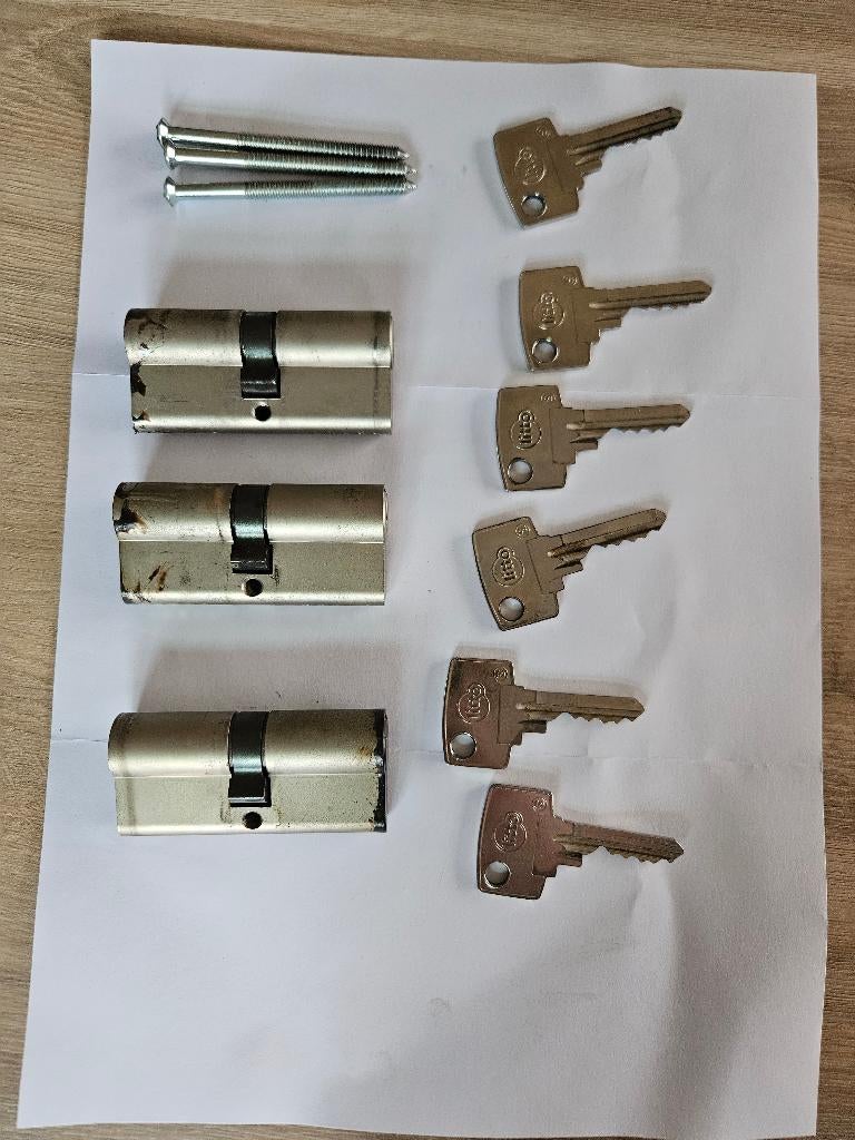 Cilinderslot Litto select 5, Enlèvement ou Envoi, Utilisé, Cuivre ou Laiton, Clé