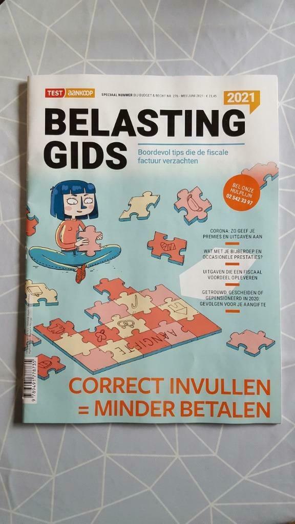 belastinggids 2020 2021 2022 van testaankoop, Boeken, Ophalen of Verzenden, Nieuw, Van In