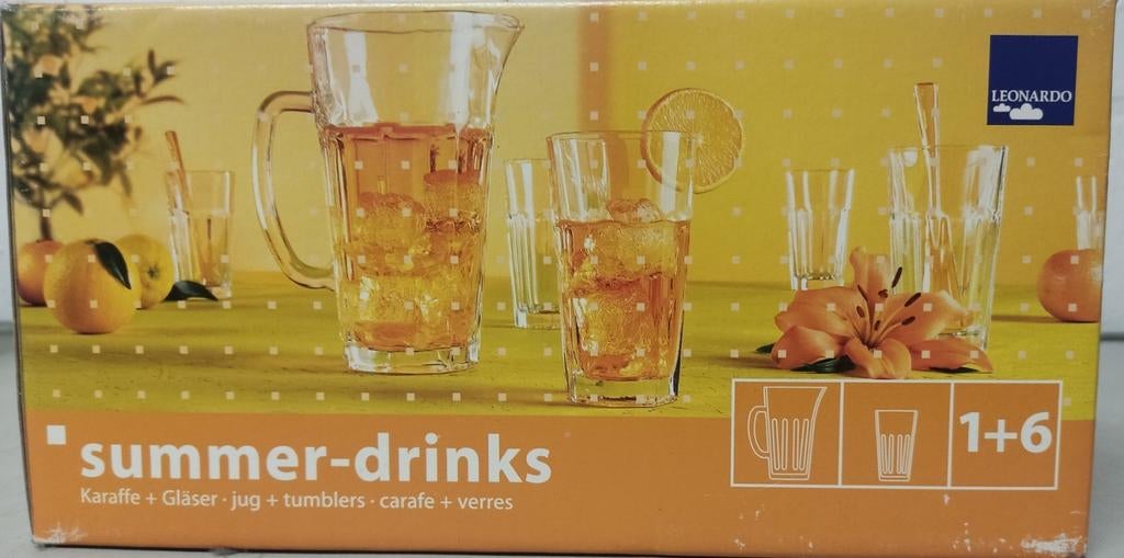 Leonardo summer-drinks (nieuw), Collections, Verres & Petits Verres, Enlèvement ou Envoi, Neuf, Verre à soda