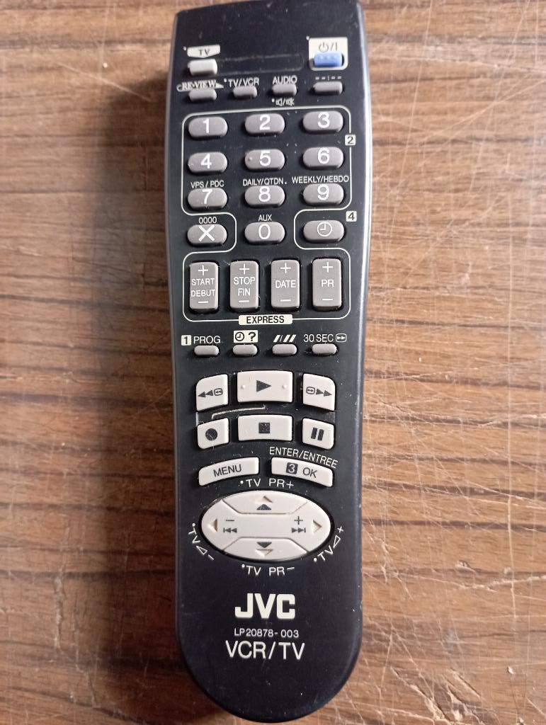 JVC TV/VCR LP 20878-003 Afstandsbediening, Ophalen, Gebruikt, Origineel, Tv