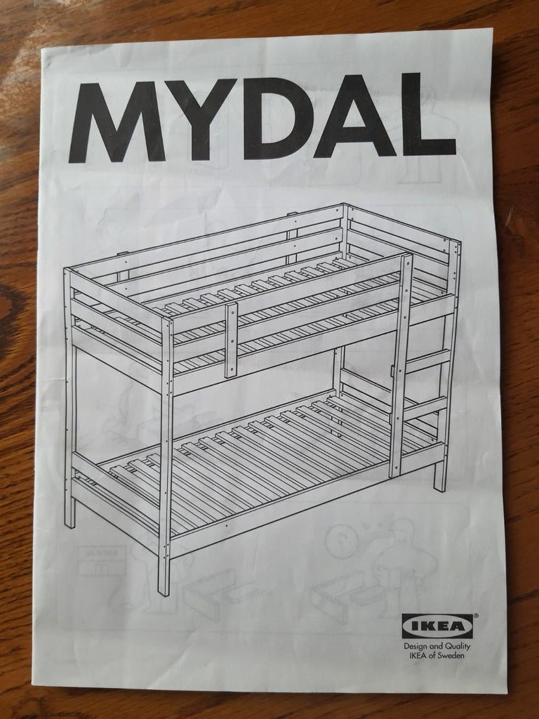 Lit superposés avec matelas, Enlèvement