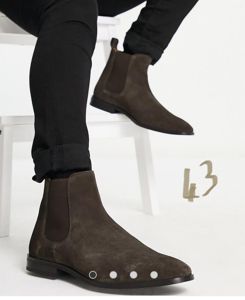 Zara suède Chelsea-laarzen - Bruin, Kleding | Dames, Schoenen, Zara, Ophalen of Verzenden, Nieuw