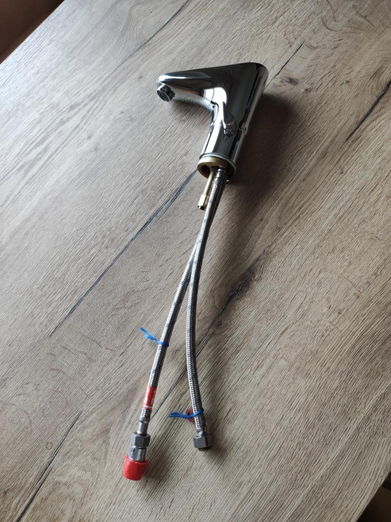 Grohe Europlus E elektronische wastafelkraan met menging, Ophalen, Nieuw, Chroom, Kraan