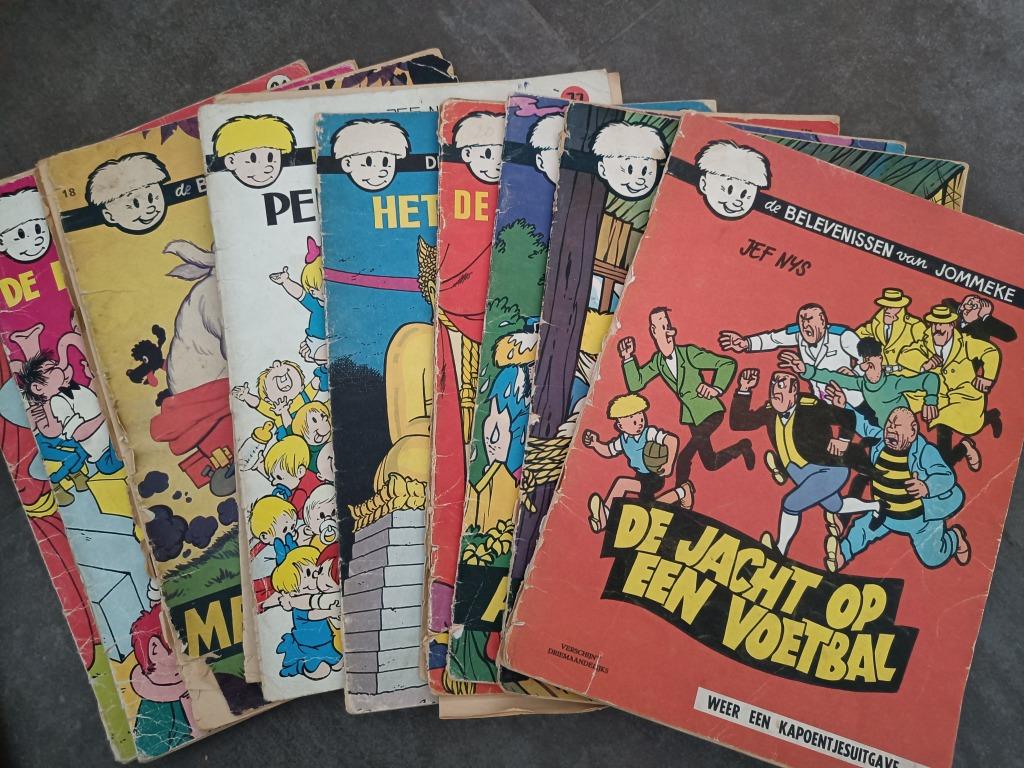 11 strips Jommeke (Jef Nys), Meerdere stripboeken, Ophalen of Verzenden, Gelezen, Jef Nys