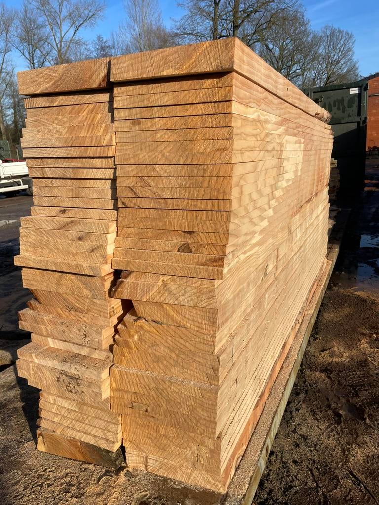 Cederhouten planken, Doe-het-zelf en Bouw, Hout en Planken, Ophalen, 25 tot 50 mm, Nieuw, 200 tot 250 cm