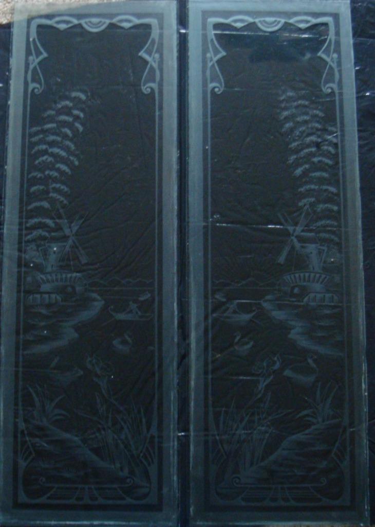 2 verres de porte ancienne., Antiquités & Art, Enlèvement