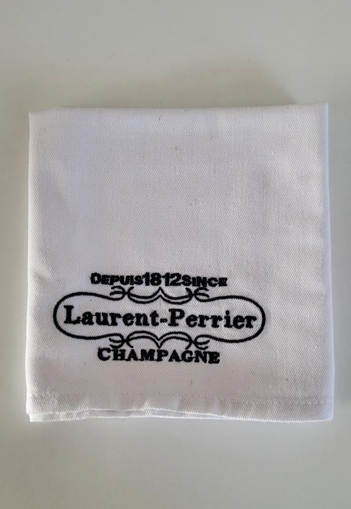 wijnkoelerservet Laurent Perrier doekje champagnedoekje, Verzamelen, Ophalen of Verzenden, Nieuw, Gebruiksvoorwerp