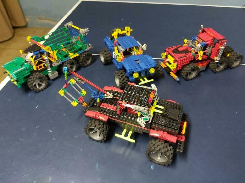 K'nex Collect & Build - vier trucks = 1 ultra truck, Ophalen of Verzenden, Zo goed als nieuw, Jongen of Meisje